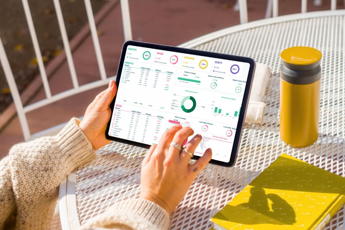 Template Excel per gestione spese mensili