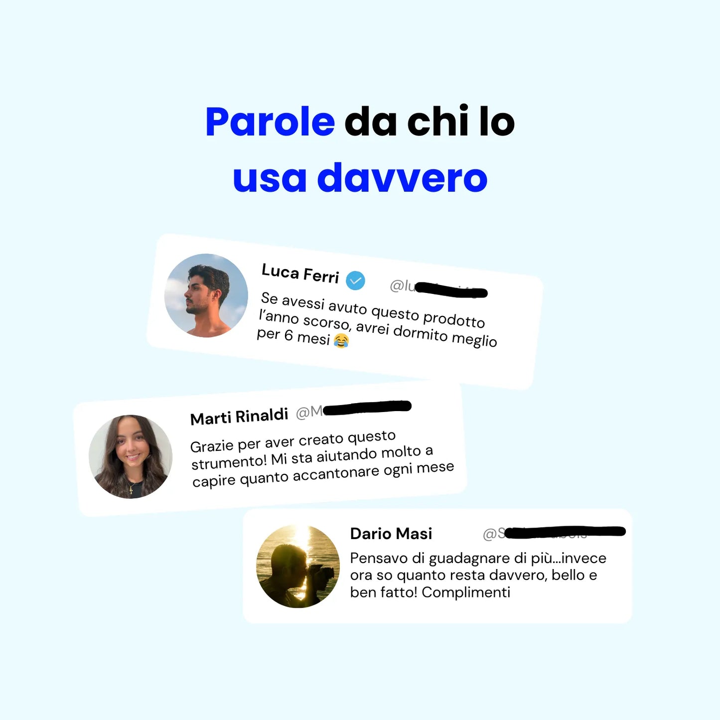 Cosa dicono gli utenti che usano regolarmente il prodotto per la gestione delle entrate, spese, stima tasse del regime forfettario 